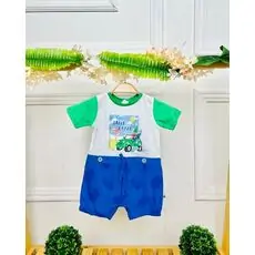 Caramell Romper Adventure Of A Life Time Blue ჩვილის რომპერი