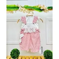 Caramell Romper Sweet Girl Red საზაფხულო რომპერი