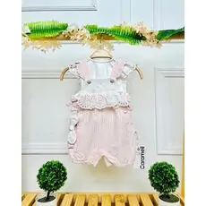 Caramell Romper Sweet Girl Pink საზაფხულო რომპერი