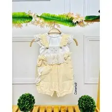 Caramell Romper Sweet Girl Yellow საზაფხულო რომპერი