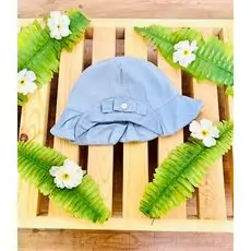 Caramell Baby Hats Denim Girl Blue ახალშობილის ქუდი