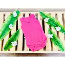 Caramell Bodysuit Basic Dark Pink ჩვილის ბოდე