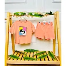 Where Is Bamboo  2 In 1 Set Peach საბავშვო ორეული