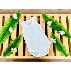 Caramell Bodysuit Basic White ჩვილის ბოდე