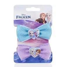 Disney Frozen Rubber Butterfly Buckle Heart საბავშვო თმის სამაგრი