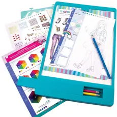 Make It Real Fashion Design Tracing Light Table 3502MR სახატავი აქსესუარების ნაკრები