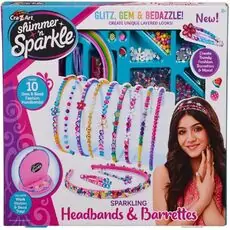 Cra-Z-Art Sparkling Headbands And Barrettes აქსესუარების გასაკეთებელი ნაკრები