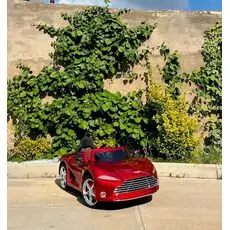 Aston Martin Painting Painting Red - ელექტრო მანქანა ტყავის სავარძლით