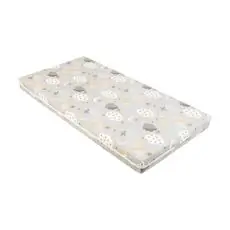 KikkaBoo Mattress Fantasia Plus 60x120x8cm Clouds Grey ბამბის მატრასი