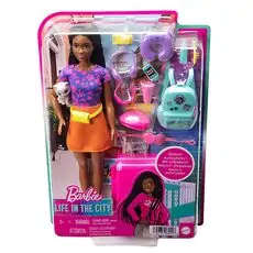 Barbie Brooklyn Travel Doll And Accessories  HGX55 - ბარბის თოჯინა