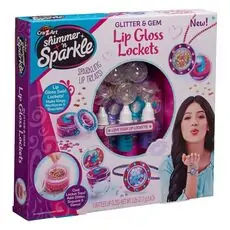 Cra-Z-Art Glitter & Gem Lip Gloss Locket გლოსის შესანახი აქსესუარები