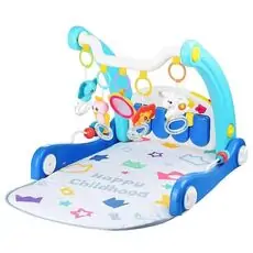 Birlik Toys 2In1 Activity Carpet And First Walker - განსავითარებელი ხალიჩა/ვოლქერი