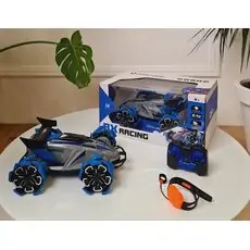 Rx Racing Car With Dual Remote Control LH-C043B Blue  -  დისტანციურად მართვადი მანქანა