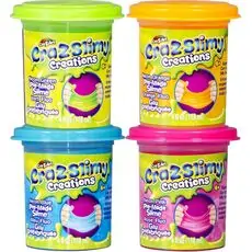 Cra Z Art Slimy Neon! 2 Pack PDQ სათამაშო ნეონის ტყლარწის ნაკრები