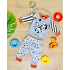 Maibella 2 In 1 Set Zebra Orange საბავშვო ტანსაცმლის ნაკრები