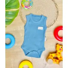 Maibella Bodysuit Interlock Blue ჩვილის ბოდე