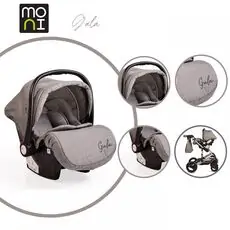 Cangaroo CAR SEAT GALA DARK GREY მანქანის სავარძელი (ქარსითი)
