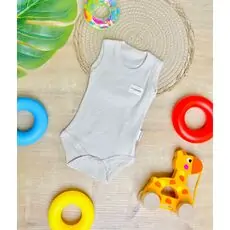 Maibella Bodysuit Interlock Beige ჩვილის ბოდე