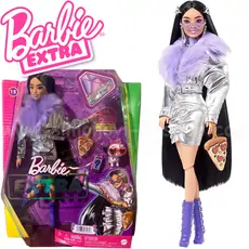 Barbie Extra Purple Boots Doll MTL-HHN07 ბარბის თოჯინა ძაღლით