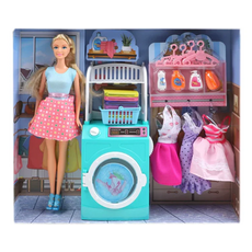 Canem Laundry Doll With Washing Machine  - სათამაშო თოჯინა