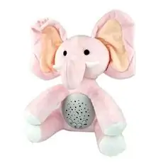 Fluffy Elephant Pink - რბილი მუსიკალური სათამაშო სპილო