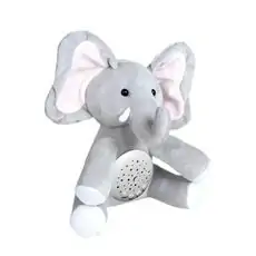 Fluffy Elephant Grey - რბილი მუსიკალური სათამაშო სპილო