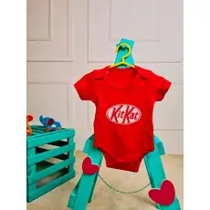 Bebio Bodysuit KitKat Red - ჩვილის ბოდე
