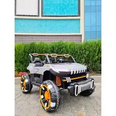 Off Road Jeep 4x4 Grey - ელექტრო მანქანა