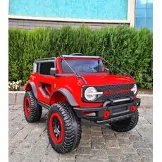 Bronco Jeep 4x4 Red - ელექტრო მანქანა