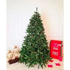 Christmas Tree With Pine Cones -  საახალწლო ნაძვის ხე გირჩებით 210 CM (OT2326)