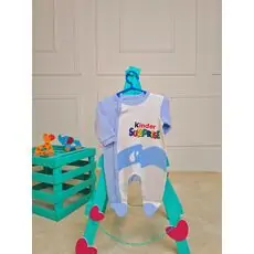 Bebio Romper Kinder Surprise Blue - საბავშვო რომპერი