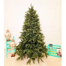 Christmas Tree საახალწლო ნაძვის ხე  შერეული სილიკონის წიწვებით 210 CM (OT2323)