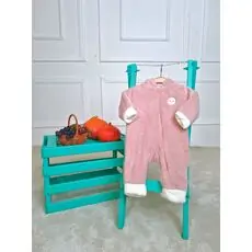 Baby Romper Fluffy Bunny Pink რომპერი
