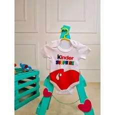 Bebio Bodysuit Kinder Surprise - ჩვილის ბოდე