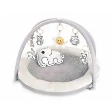 KikkaBoo Playmat With Pillow Soft touch Elephant - განსავითარებელი ხალიჩა