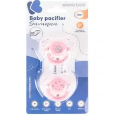 KikkaBoo Pacifier Savanna Pink ჩვილის საწოვარა