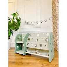 TOY SHELF UN-SJ42 Green სათამაშოების შესანახი ყუთი