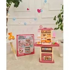 Dream Kitchen With Accessories Pink   -  ფუნქციური სათამაშო სამზარეულო