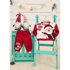 Ho! Ho! Ho! Santa Claus 2 In 1 Set White - საბავშვო ტანსაცმლის ნაკრები