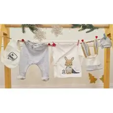 Best Friend Rabbit Clothes Set Grey - საბავშვო ტანსაცმლის ნაკრები