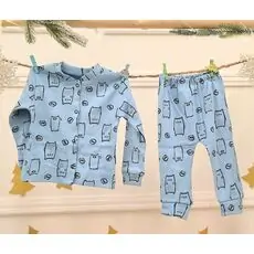 Cat Pajamas Set 2in1 Blue - საბავშვო საღამური