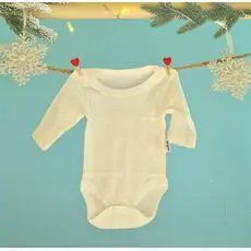 Bodysuit Cute White  - ჩვილის ბოდე
