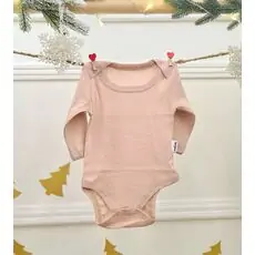 Bodysuit Cute Beige - ჩვილის ბოდე