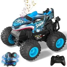 Mini Monster Truck Pull Blue  - დისტანციურად მართვადი მანქანა