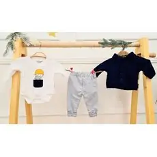 Elephant And Balloon Clothes Set - საბავშვო ტანსაცმლის ნაკრები