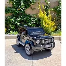 Mercedes Benz G63 Black   -  ელექტრო მანქანა კაუჩუკის საბურავებით