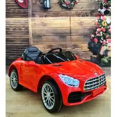 Mercedes Benz Red - ელექტრო მანქანა კაუჩუკის საბურავებით
