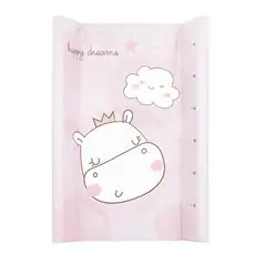 KikkaBoo Hard PVC changing pad Hippo Dreams გამოსაცვლელი ზედაპირი