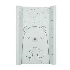 KikkaBoo Hard PVC Changing Pad Bear With Me Mint გამოსაცვლელი ზედაპირი