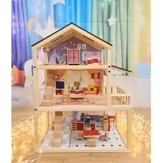 Moni Wooden House Nina EV17 - ხის სათამაშო სახლი